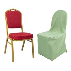 50 Sage Green Polyester BANQUET CHAIR COVERS Wedding Party Reception Decorations