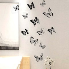 24pcs Butterfly Wall Stickers, 3D Butterflies Wall Decals, Removable…