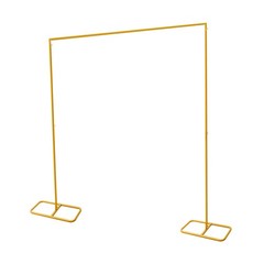 Metal Wedding Arch Frame Gold Iron Garden Party Stand Backdrop Flower Display