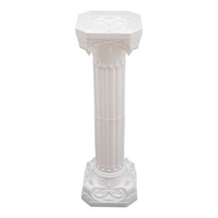 2PCS Plastic White Wedding Party Roman Pillar Artistic Roman Column Statue