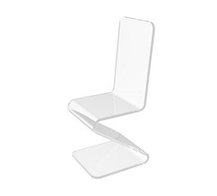 Returned Item 1-Piece Handcrafted Acrylic Chair 16″x17″x40″, Fully Assembled