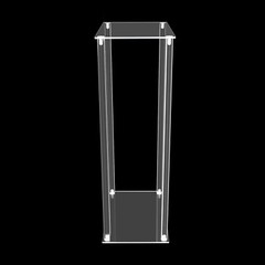 10 Pcs Acrylic Flower Stand Wedding Centerpiece Tall Vase Bouquet Backdrop Vase