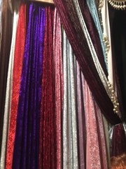 THEATER/STAGE Black Vintage Classic Velvet Curtain Drape 12ft H Sound Proof