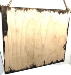 Wedding Day Wood Sign Stained Handmade TO HAVE And TO HOLD 12″Lx14″Wx.5″D NEW