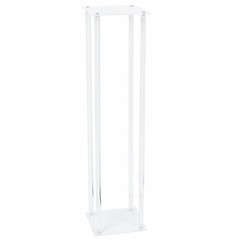 2PCs 60/80cm Acrylic Tabletop Flower Stand Centerpieces Wedding Decor Clear Rack