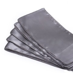 100 Silver Grey Satin Chair Sashes Silky Sateen Chair Bows wedding party décor