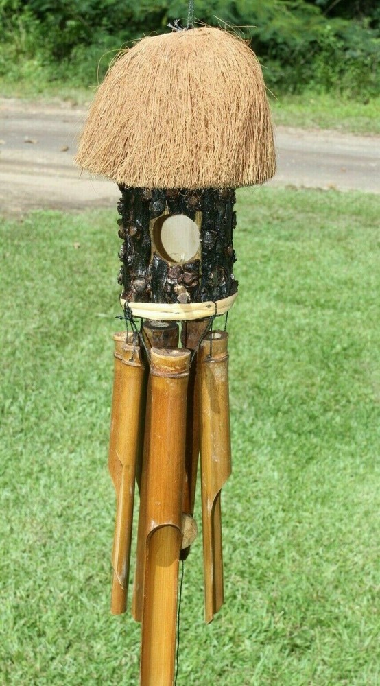 Beach Wedding Tiki Bar Hanging Island Bamboo Decor Mobile, G-61a