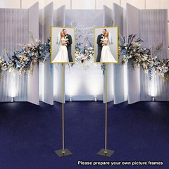 Wedding Easel Stand Floor Mount Advertising Posters Picture Photo Display Stand
