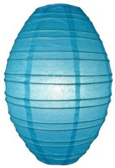 Turquoise Kawaii Paper Lantern