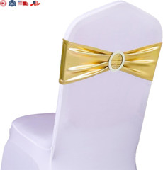50PCS Spandex Chair Sashes with Buckle Stretchable Chair Bands for Wedding & Eve