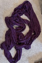 1 Panel Purple Wedding Arch Drape, DIY Sewing, Approx 22 Ft Long, Cheesecloth