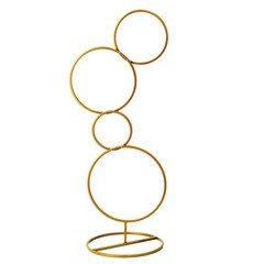 3 ft Metal Hoops Pillar STAND Backdrop Decoration Party Events Home Supplies