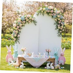 Arch Backdrop Cover Set of 2 – 6FT & 7.2FT Spandex Fabric Arch 7.2FT+6FT White