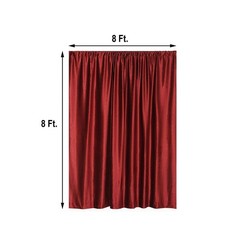 WINE 8 ft Premium Velvet Backdrop Curtain Party Wedding Event Booth Decorations