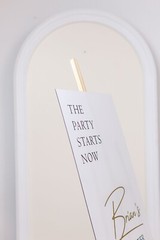 White Baby Shower Welcome Sign – Baby Shower Decor – Custom Acrylic Sign