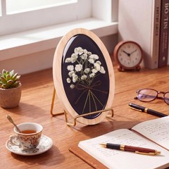 Wooden Pred Flower Wall Decor Resin Natural Baby’s Breath Wall
