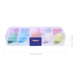 10Pcs Durable Acrylic Gems Toy for Kids Jewelry Making Assorted Color DIY