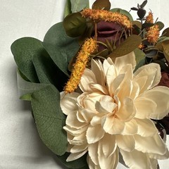 Ling’s Moment Artificial Flowers Bridesmaid Bouquet Set Of 6 Burnt Orange Weddin