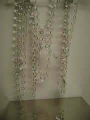 ACRYLIC CLEAR CHANDELIER CRYSTAL BEAD CHAIN STRAND 70″ CURTAIN WEDDING SET 150