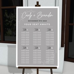 Wedding Seating Chart, Personalized Wedding Welcome Sign, Party Decorations