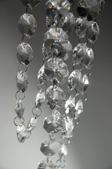 82.5FT/25M Crystal 14MM Octagonal Beads Prisms Chandelier Garland Chain Wedding