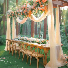 H 6/10m Chiffon Fabric Curtains Wedding Bow Ceremony Reception Party Stage