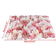 6*Flower Wall Panel Party Artificial Wedding Bouquet Decor Romantic Rose Flower