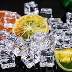 DomeStar Acrylic Clear Ice Rock Diamond Crystals Fake Cubes Decorative 1″ 20 Pk