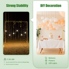 Large Balloon Arch Set Stand Base Frame Kit Birthday Wedding Party Decoration