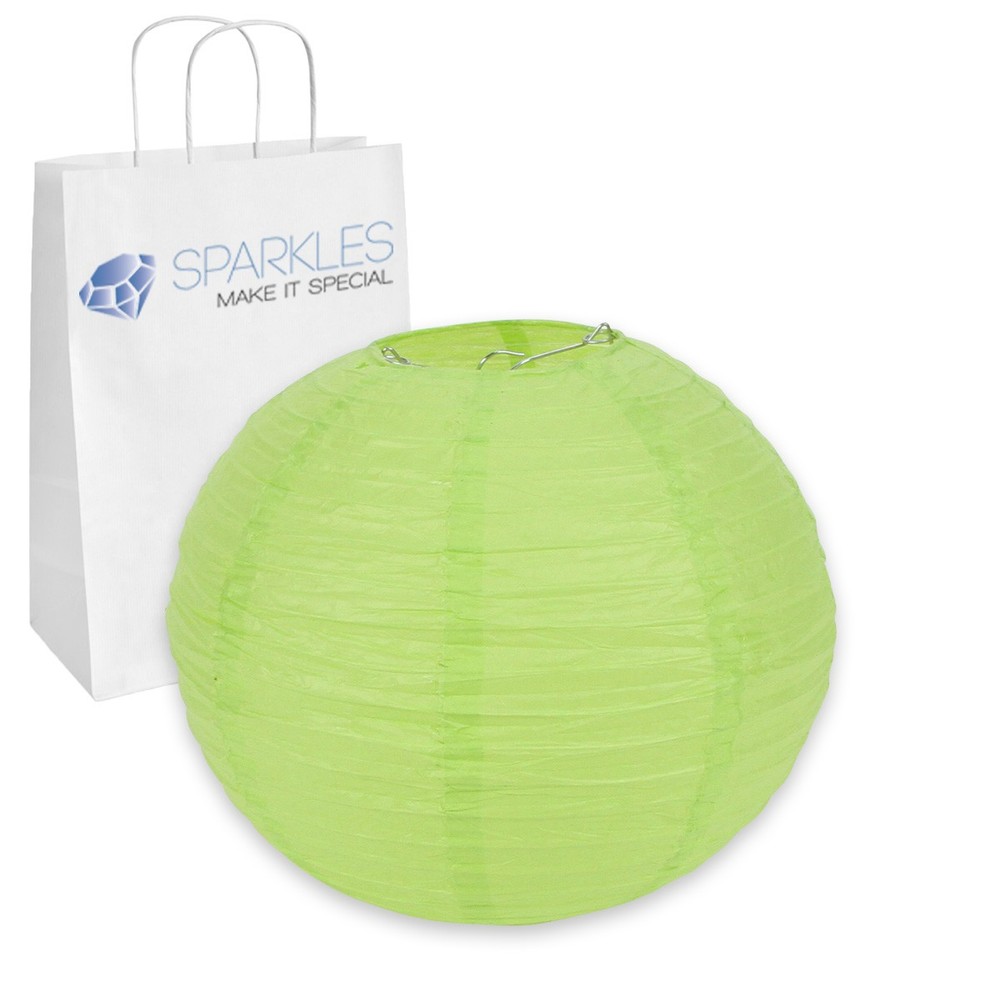 10 pcs 10″ inch Chinese Paper Lantern – Apple Green – Wedding Party Event tt