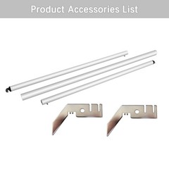 Double Layer Adjustable Crossbar and Hangers for use with Pipe and Drape Kit,…