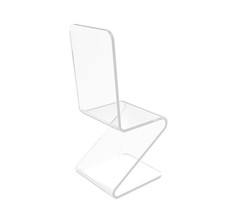 Returned Item 1-Piece Handcrafted Acrylic Chair 16″x17″x40″, Fully Assembled