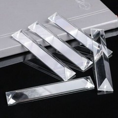 10pc K9 Glass Long Strip Rectangle Crystal Chandelier Prism Pendant Hanging Part