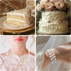 48 Feet Faux Pearl Beads Garland 8Mm Craft String Pearls for Wedding Centerpiece