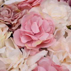12PCS Artificial Flower Wall Panel Wedding Valentine’s Rose Decorations 40*60CM