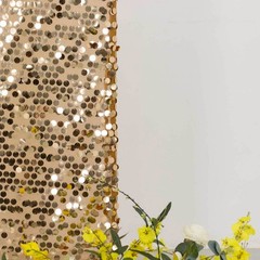 2 GOLD Big Sequin Wedding Arch Backdrop Stand Covers Wedding Events Party