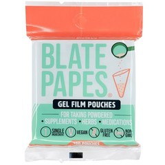 Blate Papes Gel Film Pouches 120 Count | Edible Films for Taking Herbs and Su…