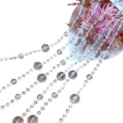 Bead Curtain Wedding Party Decor Stage Tree Bead Chain Chandelier Crystal String
