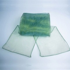 50x Emerald Green Organza Chair Sashes Bow Wedding Banquet Party Ceremony Decor