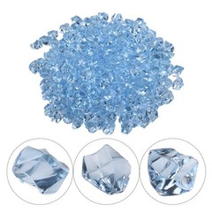 200*Acrylic Stones Highly Transparent Plastic Gems Colorful Fish Tank Decoration