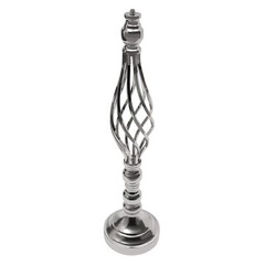 10Pcs Silver Crystal Flower Stands – 21.7in Wedding Table Centerpieces