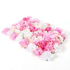 8× Rose Flower Wall Panels Artificial Silk Wedding Supply Decor Party Floral NEW