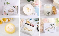 Bride To Be 10 pc Gift Box, Best Bridal Shower Bachelorette Gifts For Bride