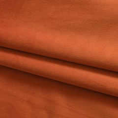 Roslynwood Luxury Soft Russet Orange Velvet Curtains 84 inches Long Back Tab …
