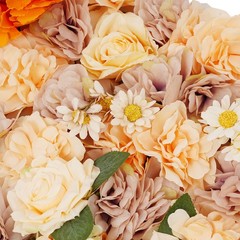 Wall-Mounted 12 Pieces Artificial Flower Wall Panels for Wedding Party Backdrops