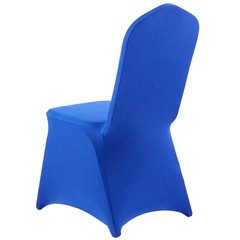 VEVOR 50PCS Royal Blue Stretch Spandex Folding Chair Covers for Wedding Party