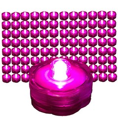 96 HOT PINK LED Submersible Waterproof Wedding Floral Decoration Tea Vase Light