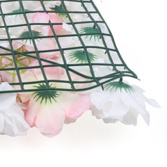 8 Pieces Artificial Flower Wall Silk Flower Beautiful Floral Wall 40x60cm Decor