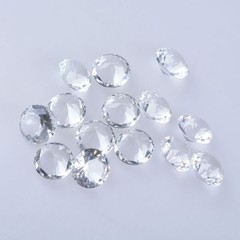 100pc 18mm Clear Crystal Diamond Confetti Ornament Wedding Venue Decorations DIY
