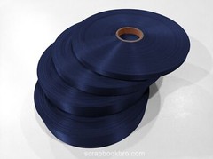 Navy 10mm 16mm 25mm 40mm Satin Ribbon For Scrapbooking Wedding Wrap Decorations
